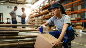Cette manutentionnaire a fait le choix de l'intérim d'insertion pour ses nombreux avantages