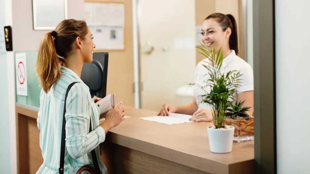 L'accueil d'une agence d'intérim d'insertion